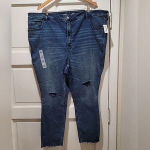 Old Navy Extra High-Rise Rockstar Super Skinny Jeans – Plus Size 28 (NWT)